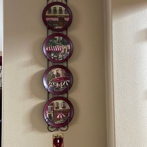 4 decorative plates